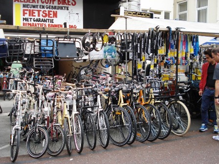 fietsen in Amsterdam